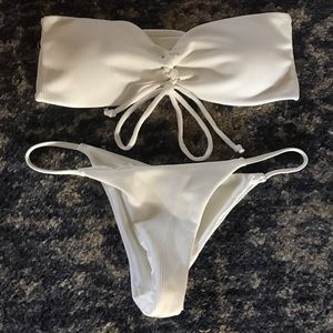White bikini